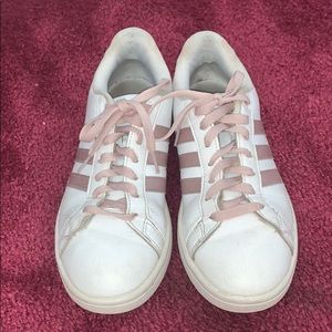 3/$20🌹Adidas superstars shoes cloudfoam pink